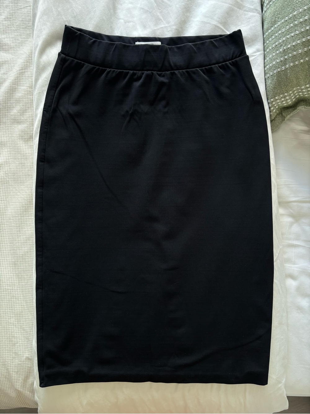 Babaton Black Pencil Skirt - Sleek Elastic Waist